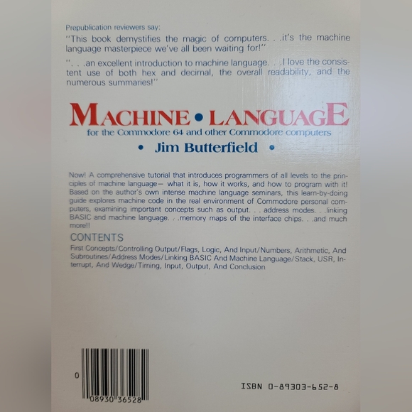 Rare Commodore 64 & Other Computers Machine Language Book - Picture 4 of 5